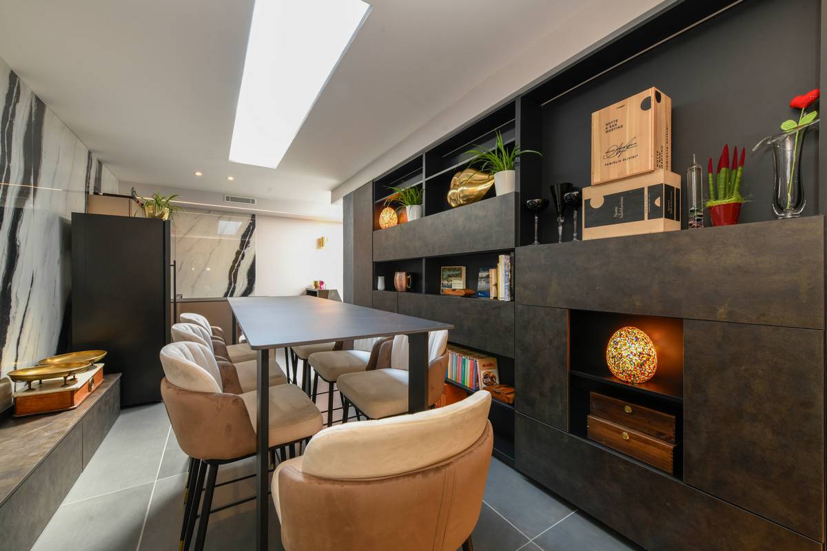 Wohnzimmer der Villa Casara